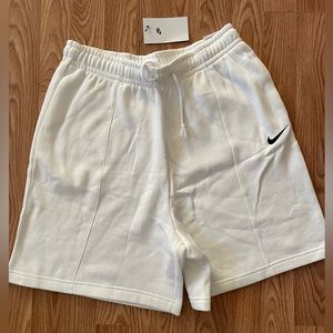 Nike Classic White Athletic Shorts